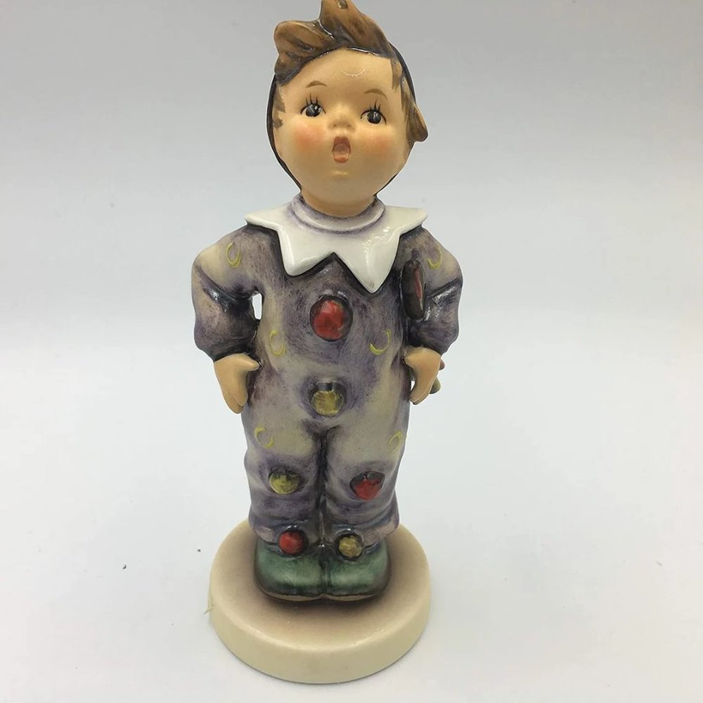 Goebel MI Hummel Figurine #328 Carnival Fastnacht Boy Clown Figurine TMK-6